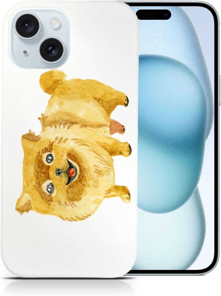 cute gift phone cases for pomeranian lovers