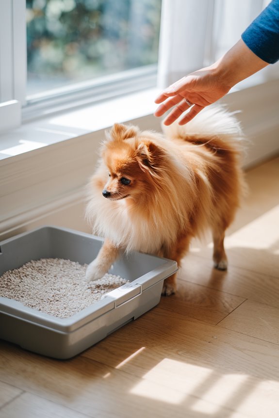 litter box training pomeranian