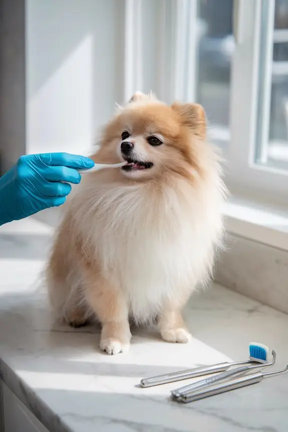 Pomeranian grooming