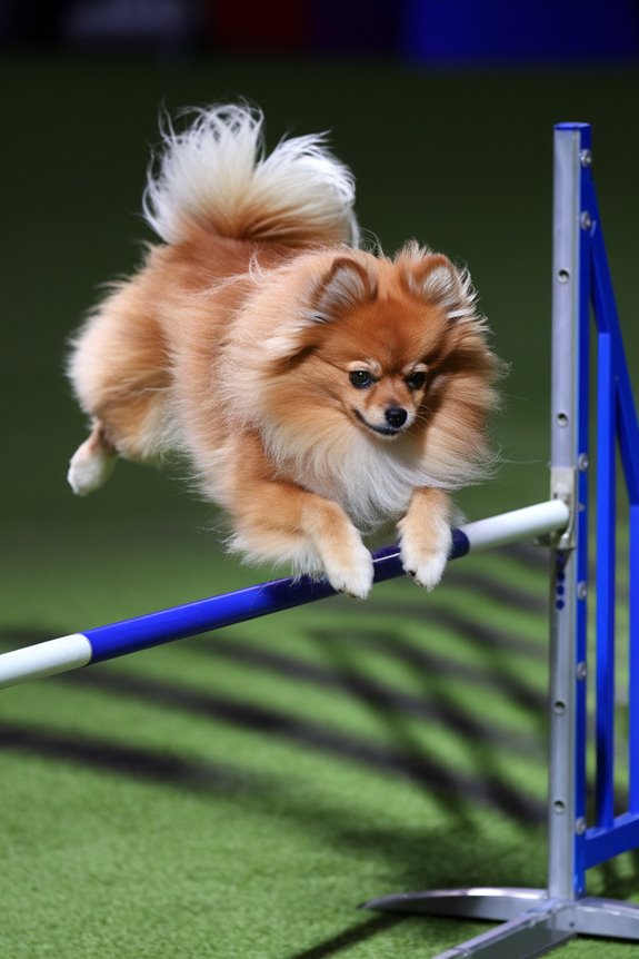 pomeranians excel in competition