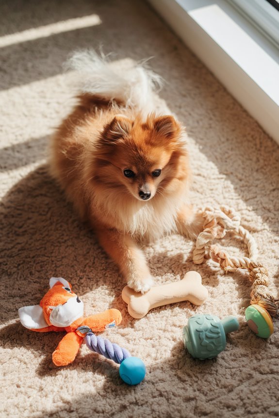 selecting suitable pomeranian toys